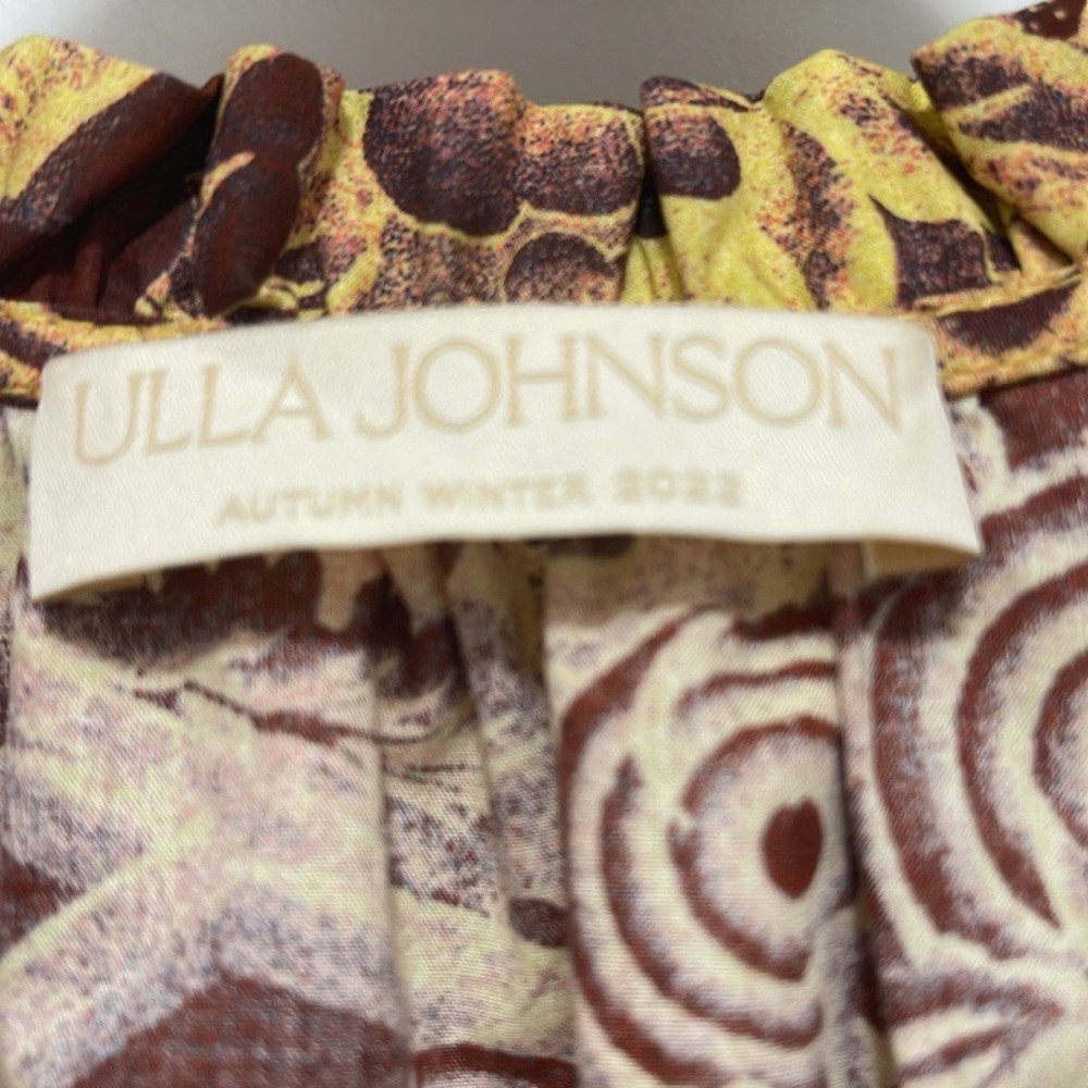 Ulla Johnson Honoria Tiered Printed Poplin Mini Dress - Picture 4 of 8